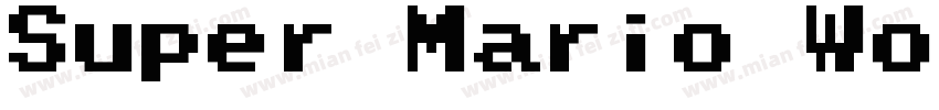 Super Mario World字体转换